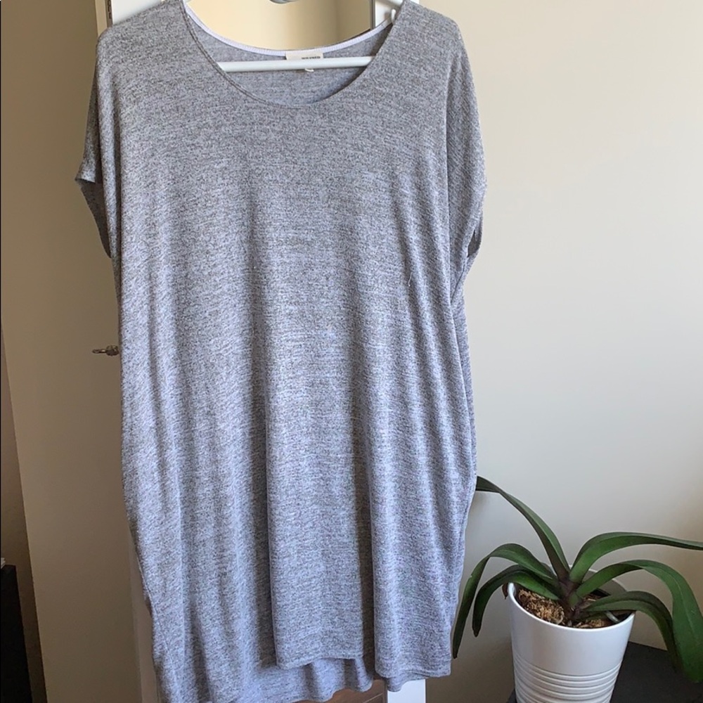 ARITZIA Wilfred Free Light Grey Lorelei Dress